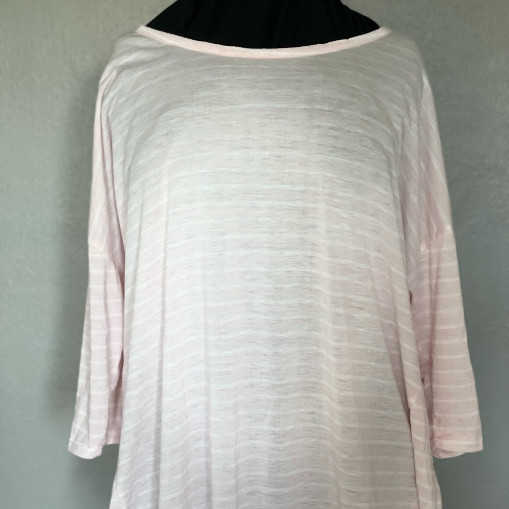 Deb 3x pink striped top